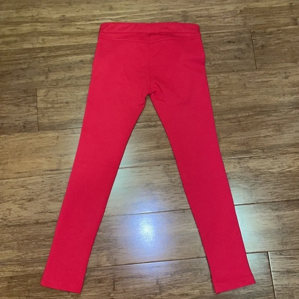 Gymboreee + Olivia Bow Ponte Red Pants size 7 NWOT